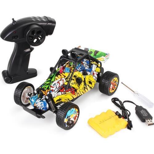 1:20 Wireless Remote Control Car Toy Graffiti Drift Racing Model 2.4GHz Remote High-Speed Off-Road Vehicle Childrens Ttoy Gift