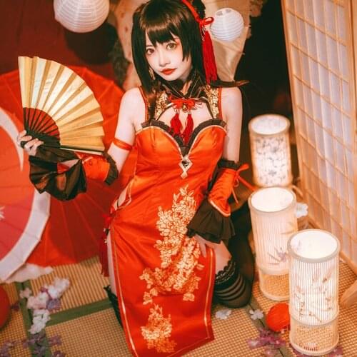 DATE A LIVE Kurumi Tokisaki/Tokisaki Kurumi/Nightmare Cosplay Carnaval Costume Halloween Christmas Costume