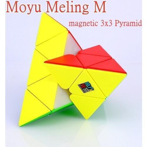Moyu meilong M Pyramid cube magnetic 3x3x3 speed Pyramid magic cube 3x3 puzzle cubo magico
