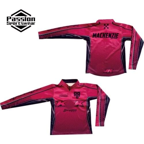 MOQ 5pcs Hot! Child Customization Acceptable Quick Drying Cycling Shirt Long Sleeves