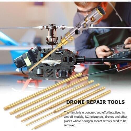 Steel Hex Screwdriver Set RC Helicopter Hex Wrench Driver Tools Kit For RC Drone Aircraft Model Repair Tool Parts Accessory