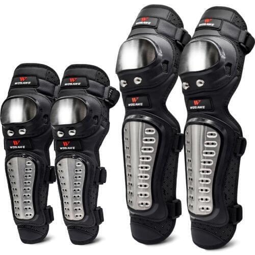 Motorcycle Knee Pads Elbow Support Mountain Bike Racing Protective Gears Drop Resistance Kneepad Downhill Elbow & Knee Protector