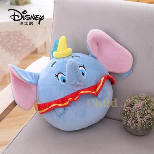 Disney Dumbo Toy Stuffed Animal Plush Backpack Cartoon Shoulder Elephant Blue Cute Girl School Bag Kids Outing Backpack