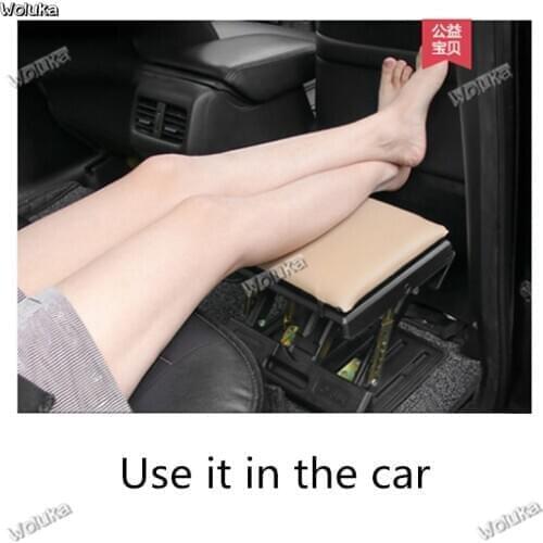 Car leg support rear seat refitted leg support stool rest leg car foot support stool CD50 Q06