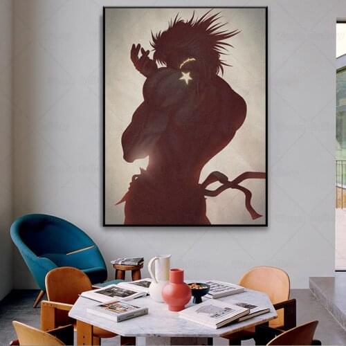 Anime jojos Bizarre Abenteuer JOJO Poster Action Anime Poster Malerei Wand Kunst Für Wohnzimmer/Bar/cafe Zimmer Decor