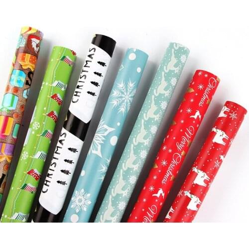 Christmas Gift Gift Packaging Paper Christmas Gift Wrapping Christmas Trees, Snowflakes, Christmas Special Wrapping Paper