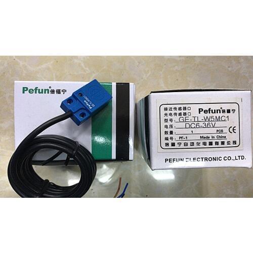 Pefun sensor switch, proximity switch GE-TL-W5MC1, NPN, normally open