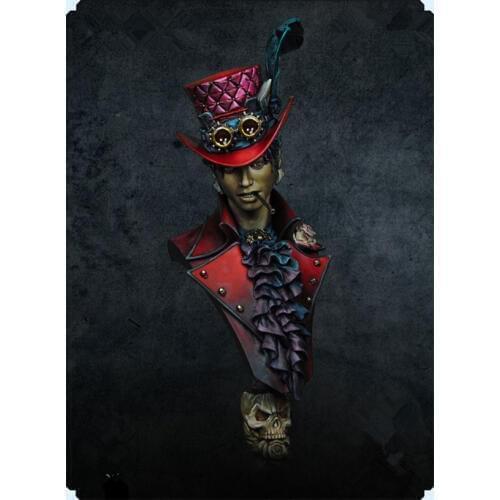 Fantasy 1/10 Scale Smoking Mike Personalized Resin Bust Miniatures Unpainted DIY Assembling Static Male Figure GK Model Kits