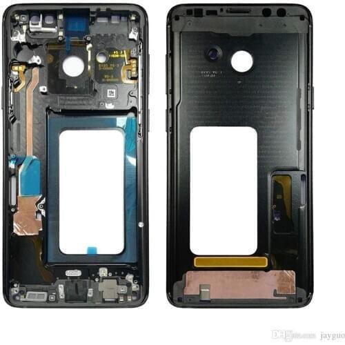 Middle Frame For Samsung Galaxy S9 S9 Plus G960 G960F G965 G965F Housing Bezel Front Chassis Frame With Side Buttons