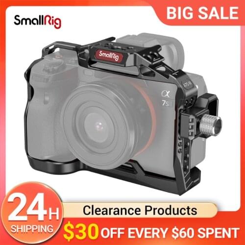 SmallRig Standard Light Camera Cage Kit for Sony A7S3 Alpha 7S III with HDMI Cable NATO rails cold shoe mount DIY Kit 3180