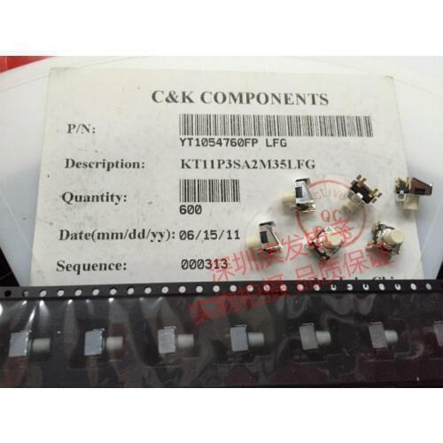 Imported C&K ITT KT11 KT11P3SA2M35LFG Tact Switch Tactile Switch 1VA 32V