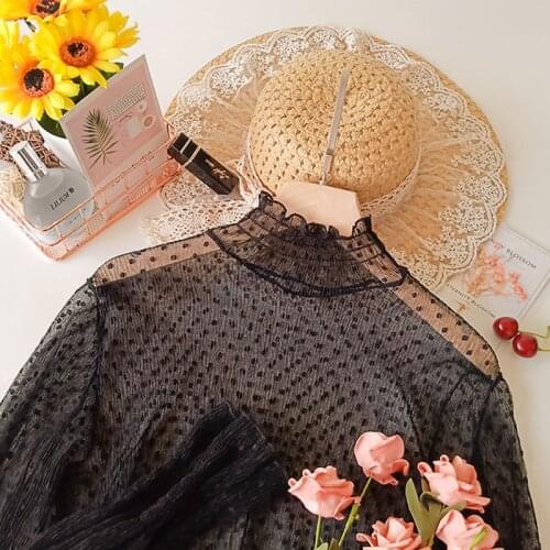 Блузки в горошек TOKITIND China At AliExpress