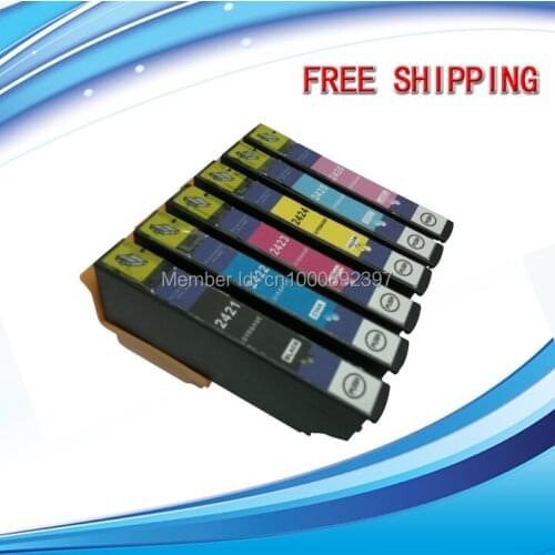 XIMO Ink Cartridges Replacements For 24 - T2421,T2422,T2423,T2424,T2425,T2426,24 multipack for XP750 XP850 XP950