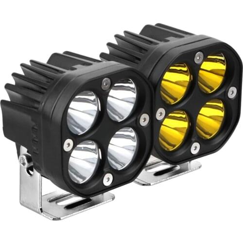 1PC LED Lights Motorcycle Driving Lights Square Spotlight 12V 24V 3 Inch Work LED Light Bar For Offroad Tractors Car Fog Lamp