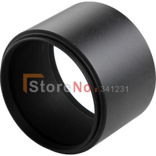 2pcs 55mm Tele Metal Screw-in Lens Hood For Canon Nikon Sony Olympus 55mm lens filter Camera