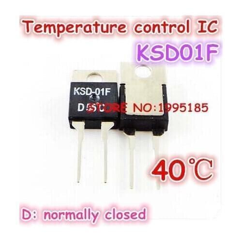 5pcs/lot KSD01F D40 40 degree 40 C Temperature control IC TO220