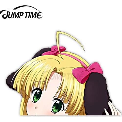 Jump Time Anime High School DxD Asia Argento 54 6.7 Bumper Window Helmet Vinyl Decal Peeker Car Stickers