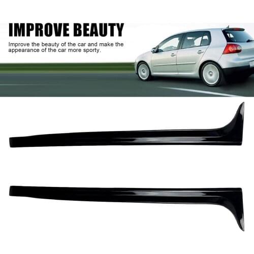 1 Pair Carbon Fiber Rear Window Side Spoiler Wing For Volkswagen Golf 7 Polo MK5 11-17 Car Window Mirror Tail Accessories