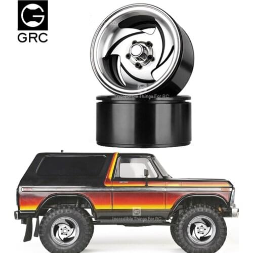 RC Car Parts GRC Crawler Refit Upgrade Accessories 2.2in Metal Wheel Hub Rim G55 Clamp Tire Lock Tires SCX10 km4 km5