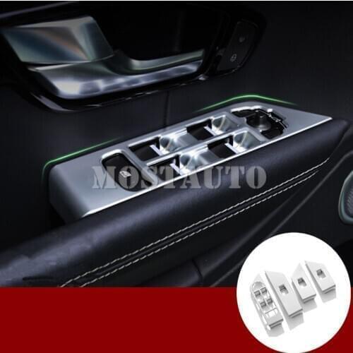 For Land Rover Range Rover Evoque Inner Door Window Switch Cover Trim 2012-2018 4pcs Car Accessories Interior Car Decor Car Trim