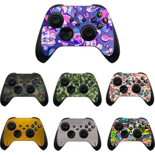 Gamepad Joystic Anti-skid Colorful Camo Case Cover Skin Sticker Decal Cover For PS5 Controller Slim Sticker For PlayStation 5