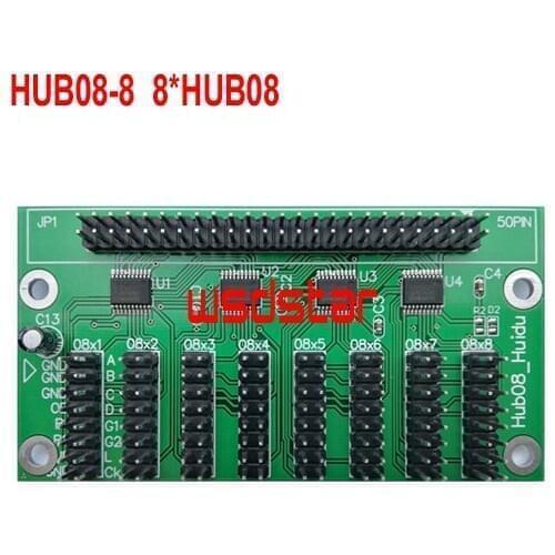 HUB08-8 8*HUB08 Support Single Dual color Only Support HD-U64 HD-E64 HD-E66 HD-W64 HD-W66