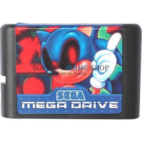 Phantom Sonic Game Cartridge Newest 16 bit Game Card For Sega Mega Drive / Genesis System