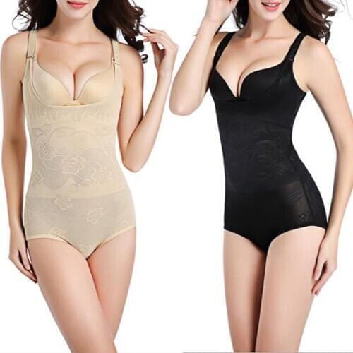 Women Shapewear Underbust Printing Adjust Body Beauty Corset Cincher Conjoined Vest Waist Trainer Slimming Body Shapers Trainer