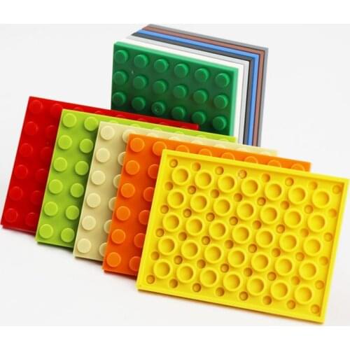 Bricks Pieces 6 x 8 Plate Children Plastic Toys Building Blocks Parts MOC Bricks 3036 20 Pieces