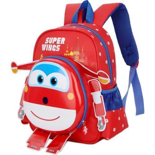 New Robot Body Backpack Kids Cartoon School Bag Backpack Children Orthopedic Super Wings Schoolbag For Boys And Girls Primary