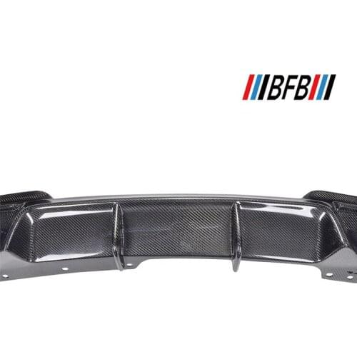 Suitable for 5 Bmw Series F10 F18 Modified m Tech Carbon Fiber Bar Lip Blade Style Rear Guard