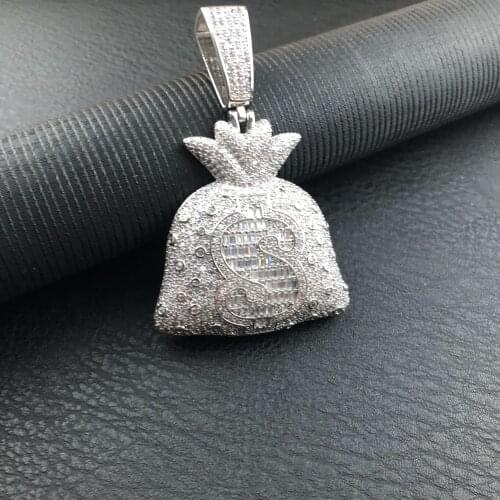 2020 zircon wallet pendant hip hop Pendant
