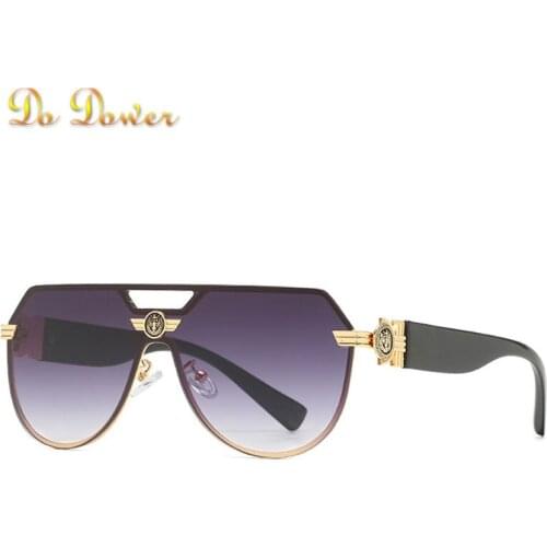 2021 New Luxury Conjoined Piece Pilot Sunglasses Fashion Leopard Men Women Vintage Brand Design Sun Glasses Oculos De Sol UV400