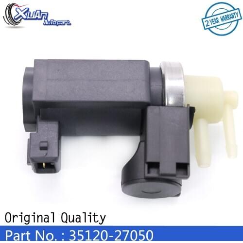 XUAN Vaccum Turbo Boost Pressure Converter Solenoid Valve EGR 35120-27050 For Kia Rio Sportage Hyundai Santa Fe Elantra Terracan