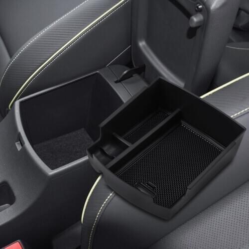Car Armrest Storage Box Cover Center Console trays For Hyundai KONA 2017 2018 accessories