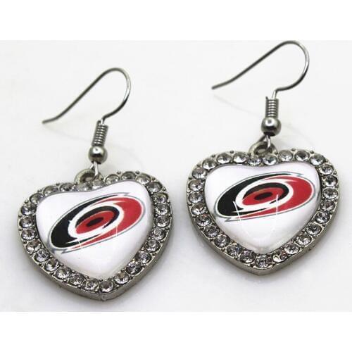 Ice Hockey 5pair/lot Carolina Team Earrings For Women Fashion Sport Charms Jewelry Earrings Jewelry Sports Earring