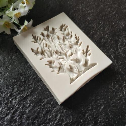 1PCS Marine Plant Silicone Mold Seaweed Shape Cake Decoration Molds DIY Baking Fondant Cake Tools