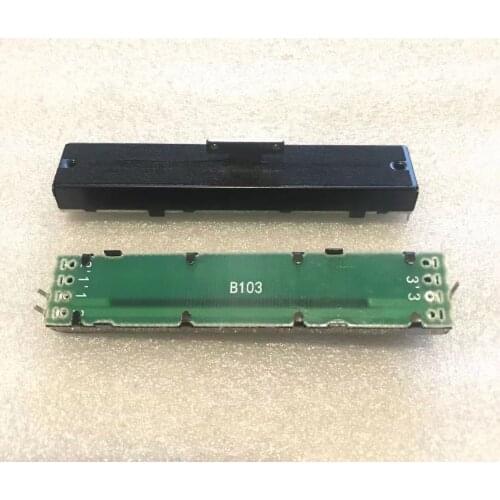 2pcs For AVOLITES 2010 Mixer console Straight Slide Potentiometer B10Kx2 / fader handle 8T