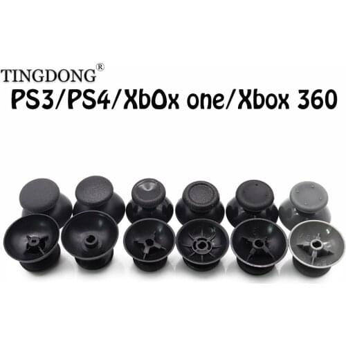 4pc 3D Analog thumb sticks Joystick grip Cap for Sony PlayStation Dualshock 3 4 PS3 PS4 Xbox One 360 Controller thumbsticks caps