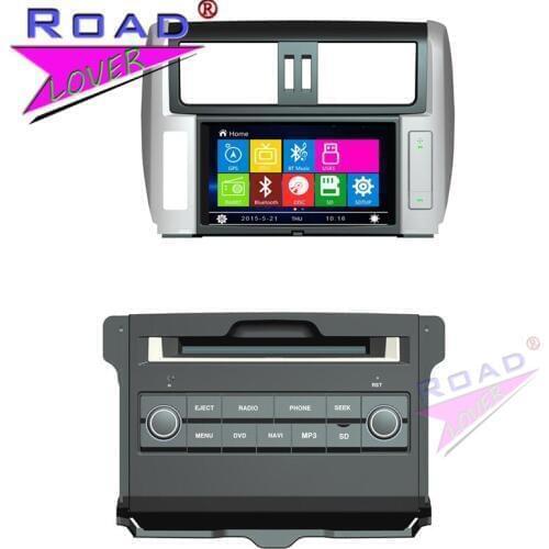 TOPNAVI Wince 6.0 Two Din 8" Car Head Unit DVD Player Audio For Toyota Prado LC150/ Prado 150 2014- Stereo GPS Navigation USB