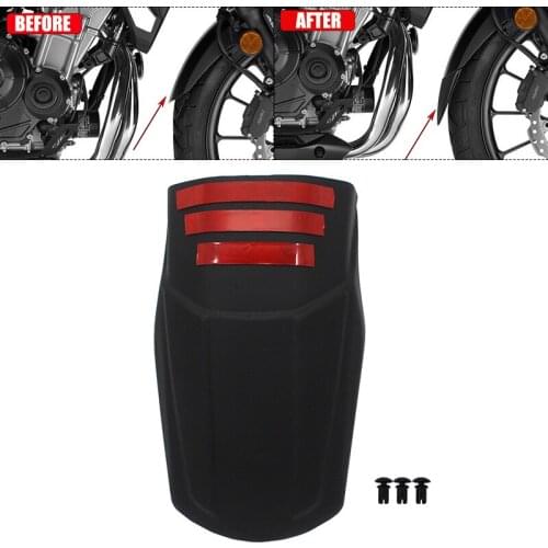 Motorcycle Front Tire Hugger Mudguard Splash Guard Protector Fender Extender Extension Mudflap Cover for Honda CB500X 2019 2020
