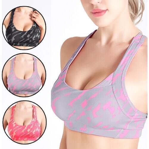Women Underwear Sexy Seamless Bra For Women Shockproof Sports Fitness Vest Bras Breathable Lingerie BCross Back Bra Underwear