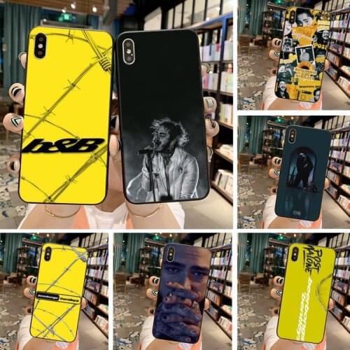 Post Malone Beerbongs Coque Shell Phone Case for iPhone 11 pro XS MAX 8 7 6 6S Plus X 5S SE 2020 XR case