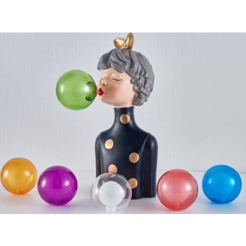Decoration LED Table Lamps Post Modern Living Room Bedroom Bedside Doll Light Bubble Colorful Cartoon Nordic Creative Lighting