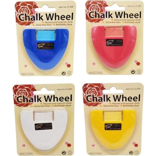 DIY Sewing Parts Chalk Wheel Three Colours --- Rosy red / Yellow / Blue/White Made in Taiwan Top quality