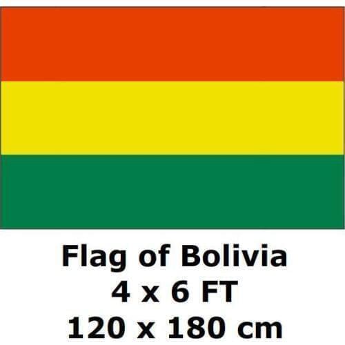 Bolivia Flag 120 x 180 cm 100D Polyester Large Big Bolivian Flags And Banners