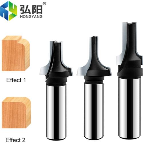 1pc 12.7mm Cabinet Door Chamfering End Milling Cutter Straight Edge Arc Cutting Blade Cleaning Bottom Arch CNC Woodworking Drill