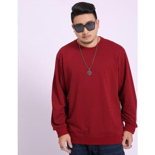 Winter spring t shirt 5XL 6XL 7XL 8XL Bust 148cm Plus size long sleeve thick style tshirt