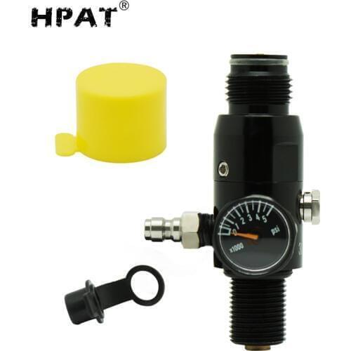 SPUNKY 5 pcs/lot PCP Paintball Airsoft HPA Tank Regulator Valve M18*1.5 Thread Black 3000psi Inlet Pressure 800psi