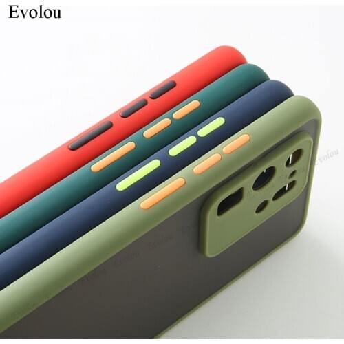 Matte Silicone Shockproof Case for Huawei P Smart 2021 Y7A Y9A Y5P Y6P Y7P Y8S P40 P30 P20 Lite Nova 3i 6 Translucent Back Cover